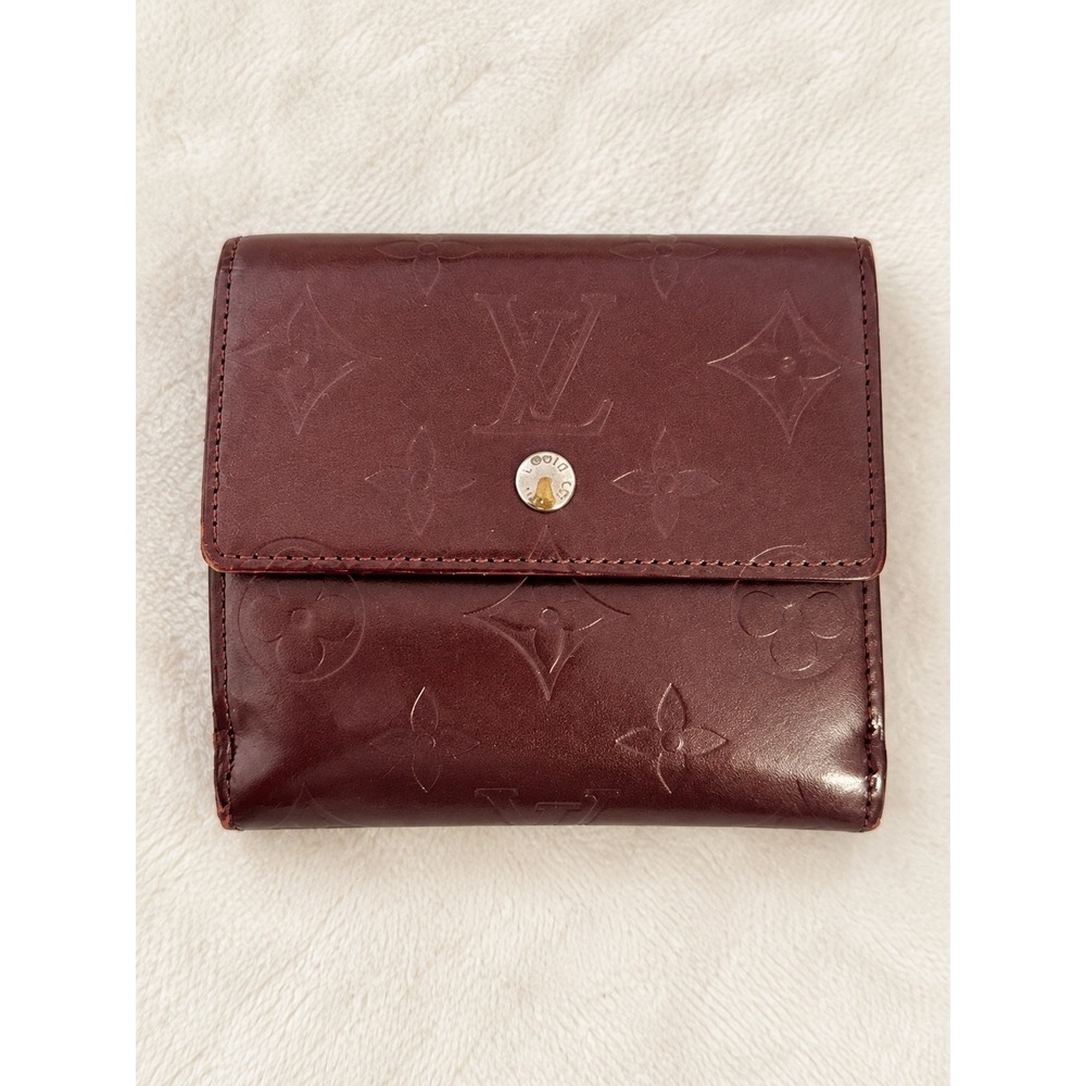 Vintage Louis Vuitton Monogram Vernis Porte Mannaie Billets Cartes Credit Wallet